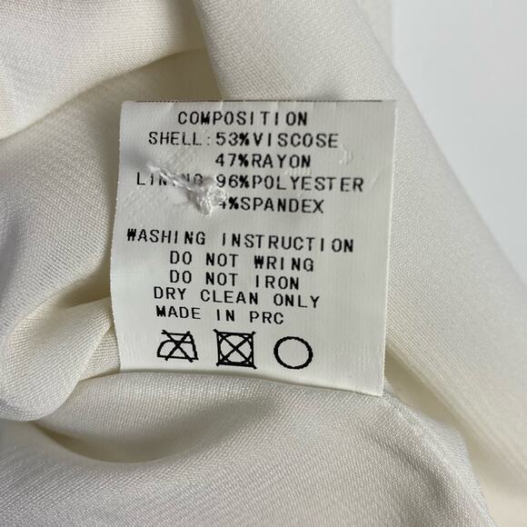 BLQ Basiq Tank Dress With Tassel White Size 2 - Picture 8 of 12